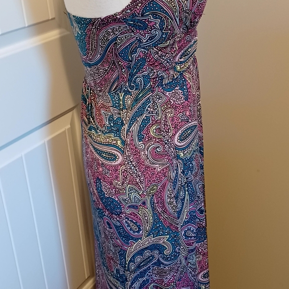 West Loop Halter Dress Sz Small. Beautiful Paisley print. - Picture 10 of 11